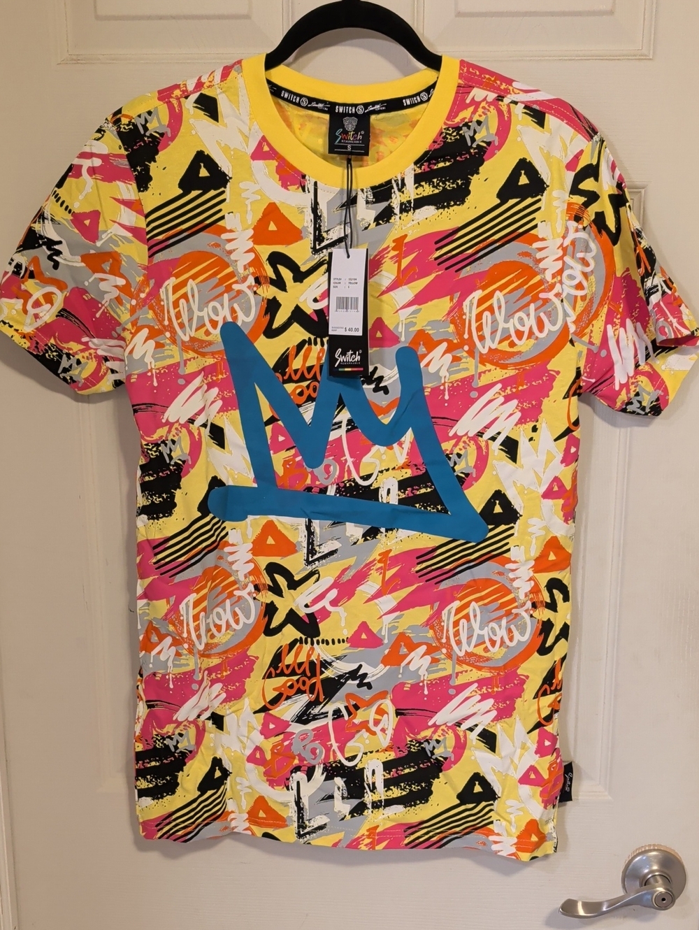 NWT Men's Switch Remarkable New York Neon Graffiti Limited Edition Tee